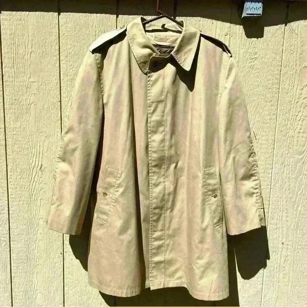 Vintage Men’s London Fog Maincoats Trenchcoat Insulated Removable Liner